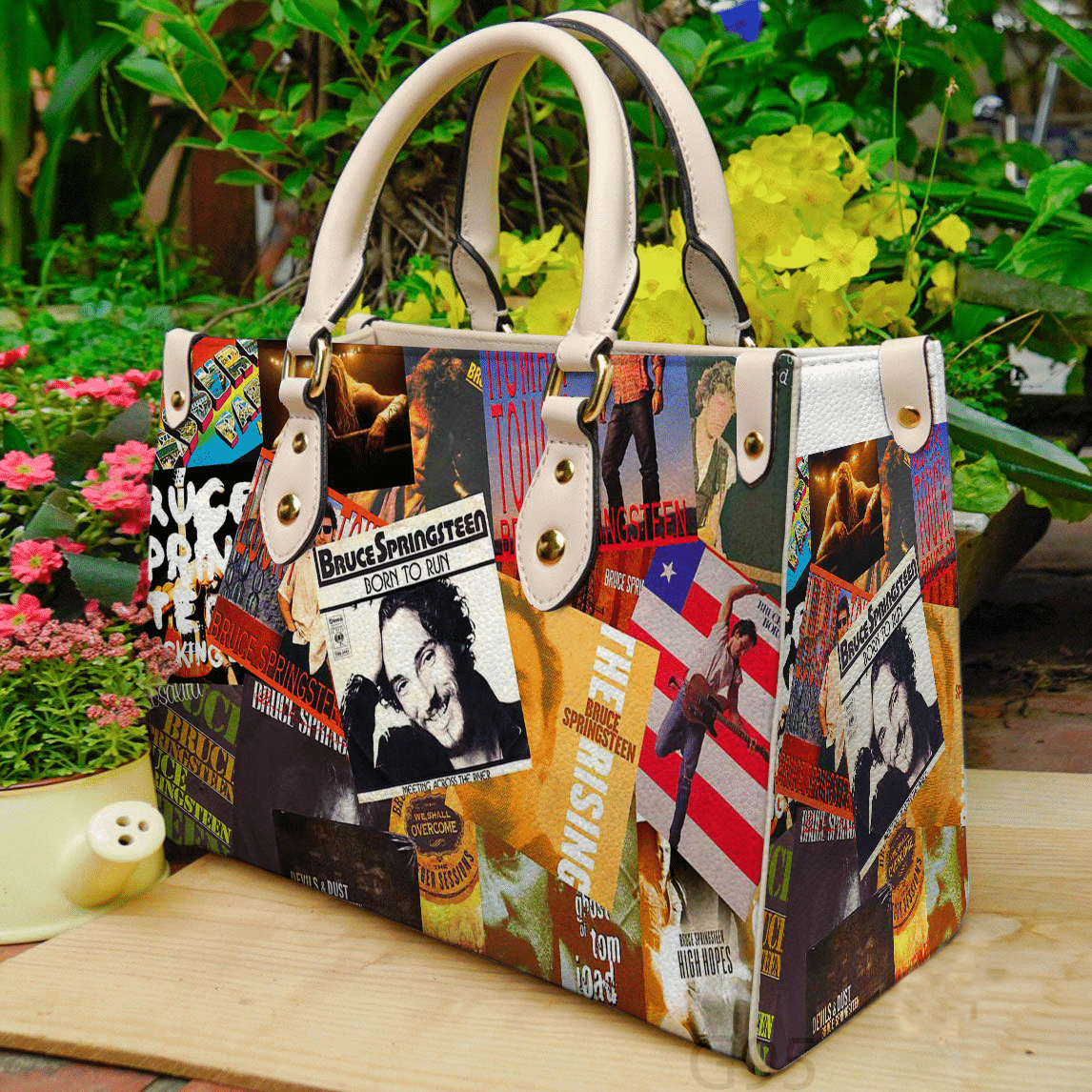 Bruce Springsteen Leather Handbag 1 Bruce Springsteen Leather Handbag
