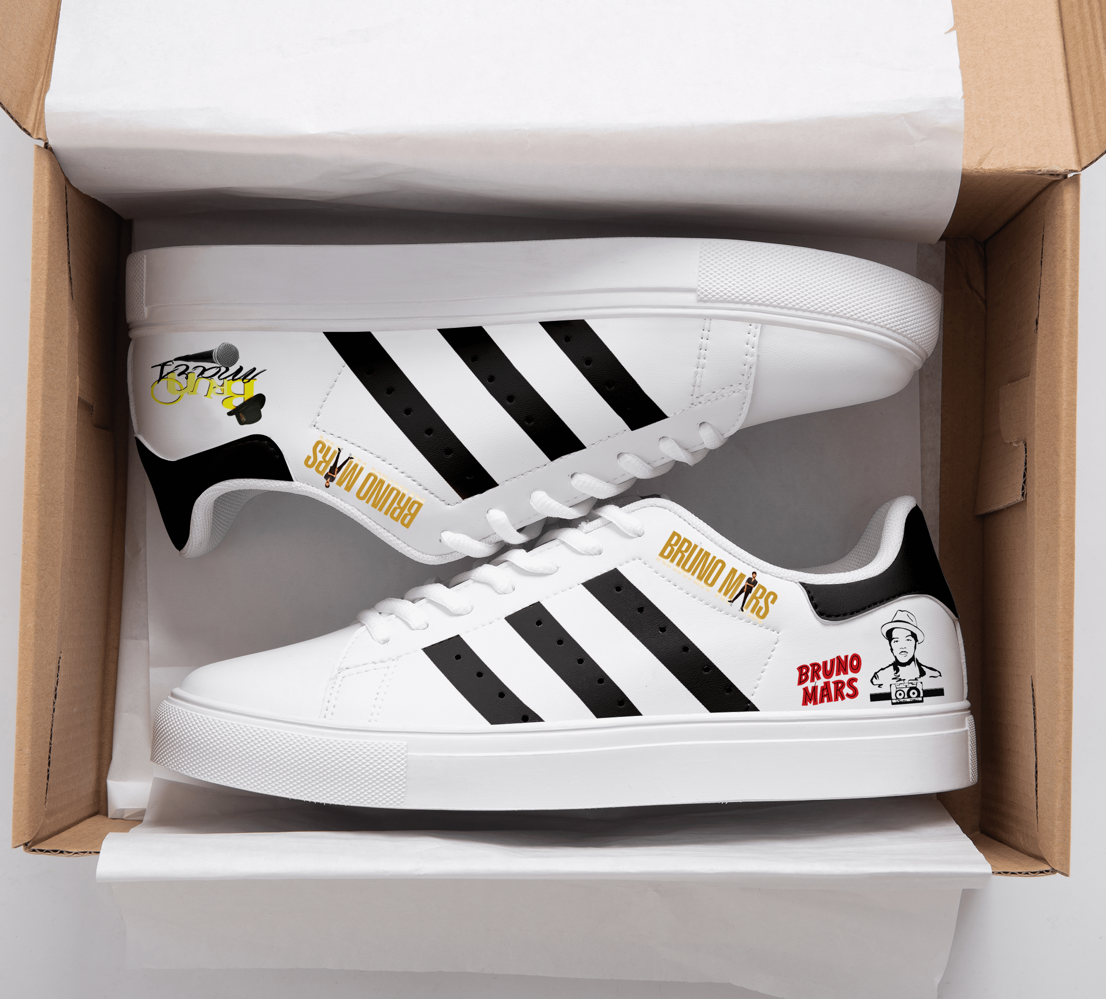 Bruno Mars 01 Stan Smith Shoes 1 Bruno Mars 01 Stan Smith Shoes