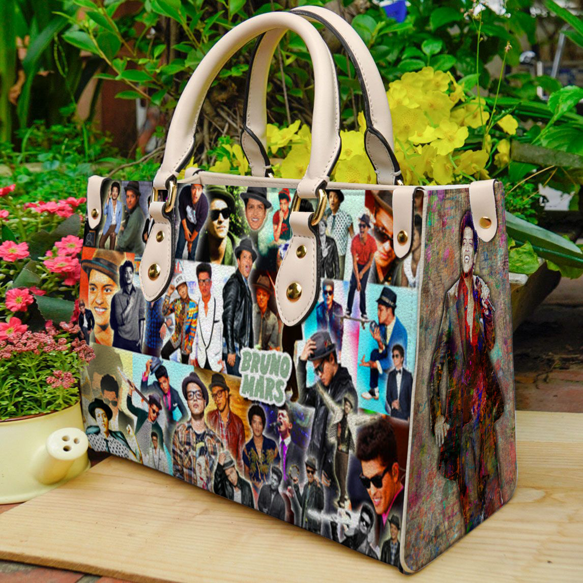 Bruno Mars Leather Handbag 1 Bruno Mars Leather Handbag