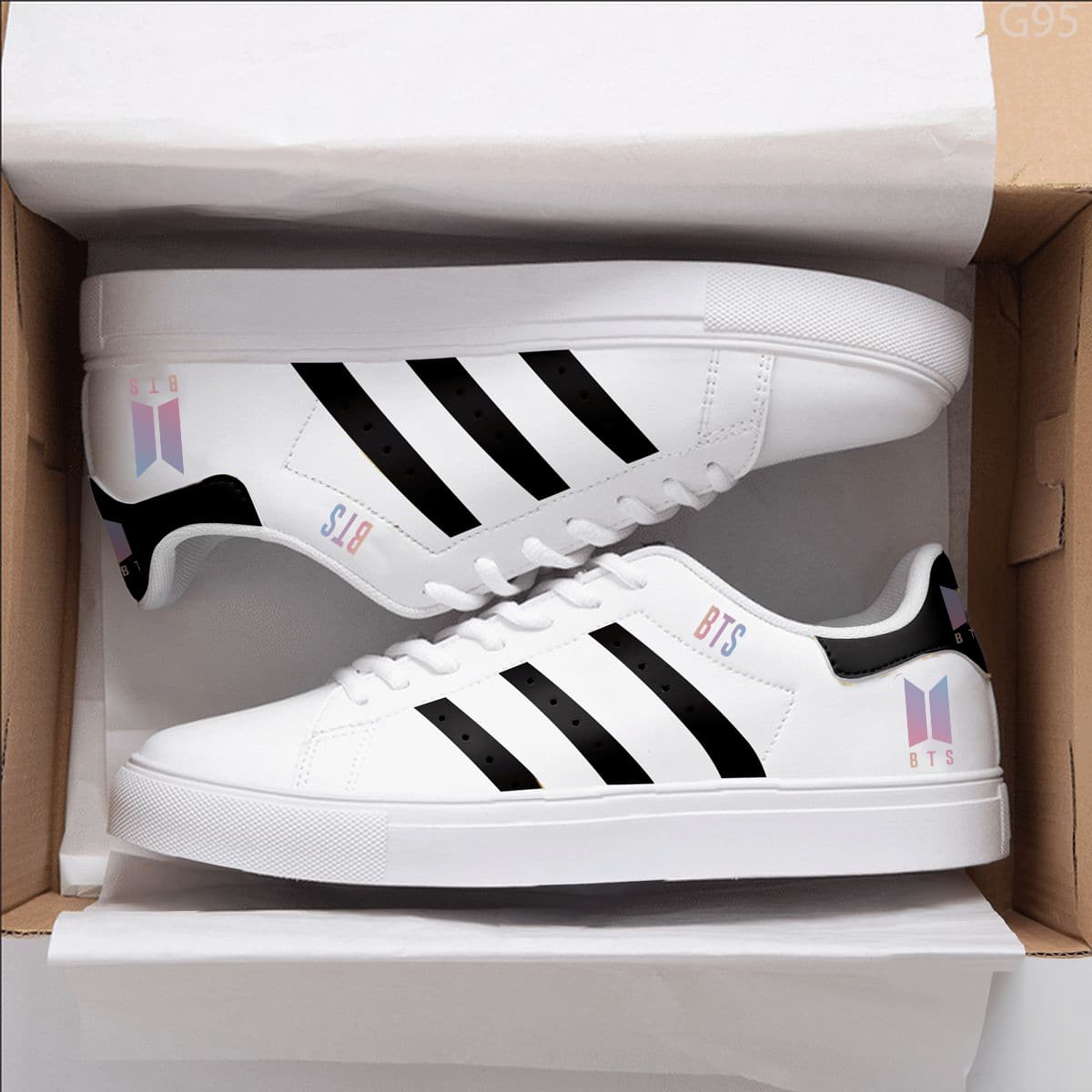Bts Band Love Stan Smith Shoes 1 Bts Band Love Stan Smith Shoes
