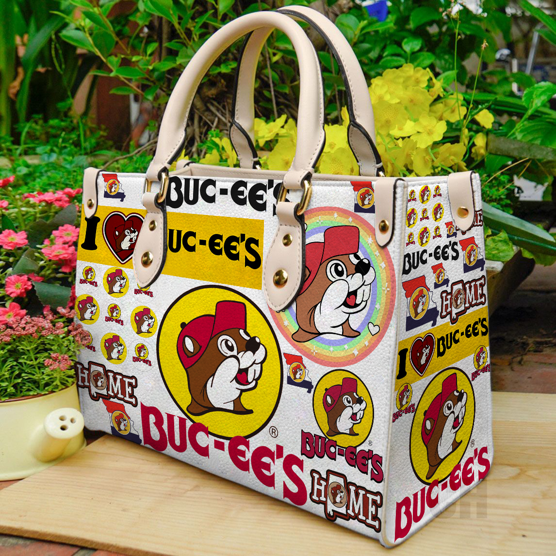 Buc-ees Leather Handbag 1 Buc-ees Leather Handbag