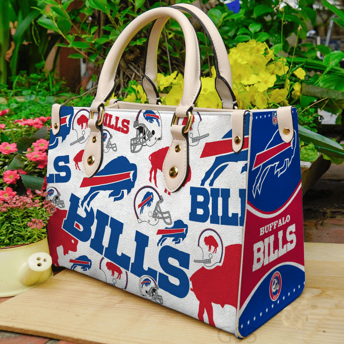 Buffalo Bills A1 Leather Handbag 1 Buffalo Bills A1 Leather Handbag
