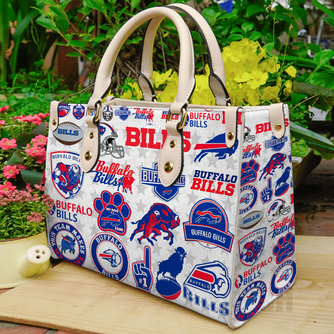 Buffalo Bills Leather Handbag 1 Buffalo Bills Leather Handbag