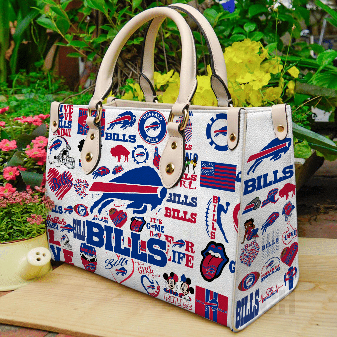 Buffalo Bills Lover Leather Handbag 1 Buffalo Bills Lover Leather Handbag