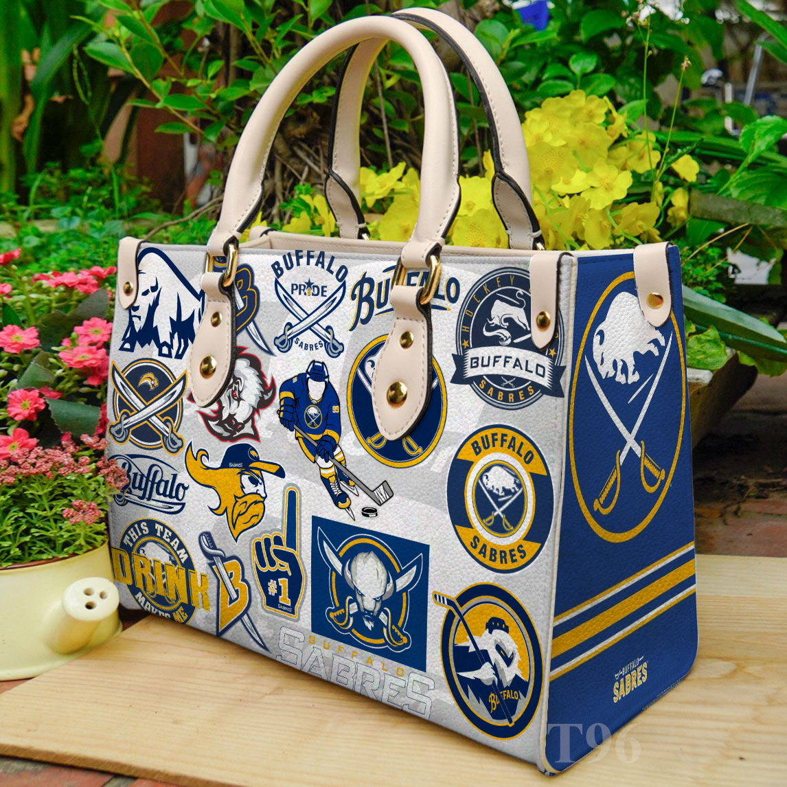 Buffalo Sabres Leather Handbag 1 Buffalo Sabres Leather Handbag
