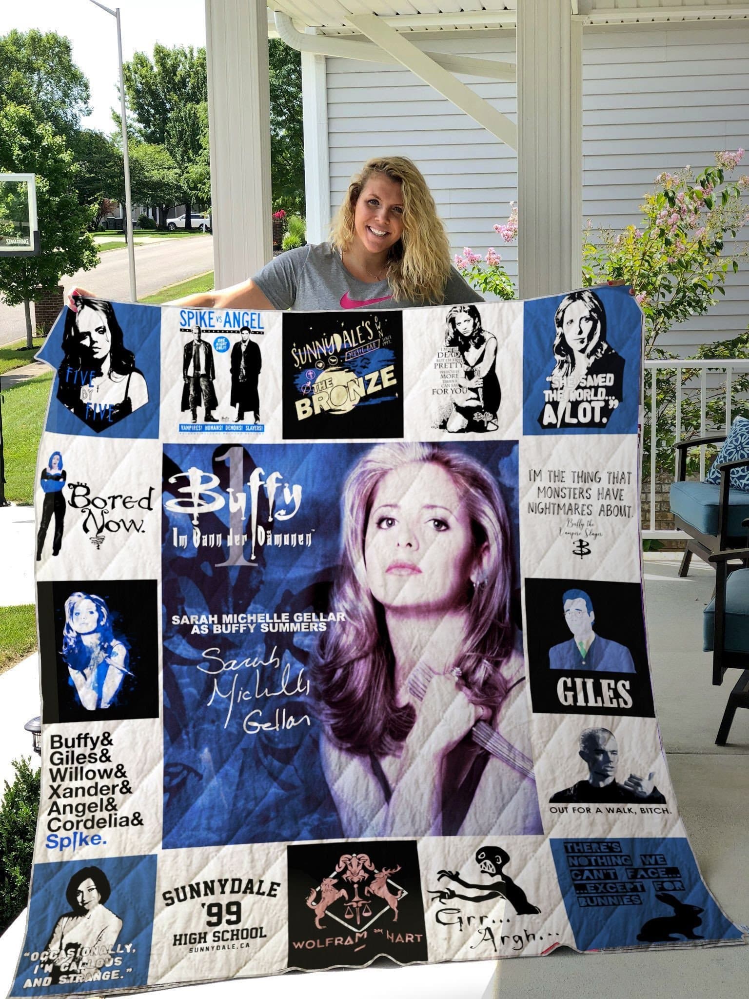 Buffy The Vampire Slayer Blanket 1 Buffy The Vampire Slayer Blanket