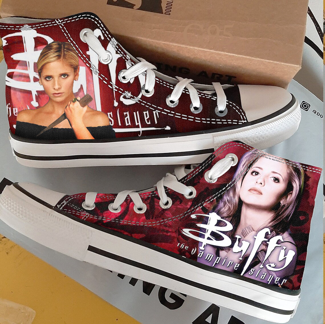 Buffy The Vampire Slayer High Top Shoes 1 Buffy The Vampire Slayer High Top Shoes