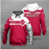 Bugatti Hoodie Zip Hoodie 3D