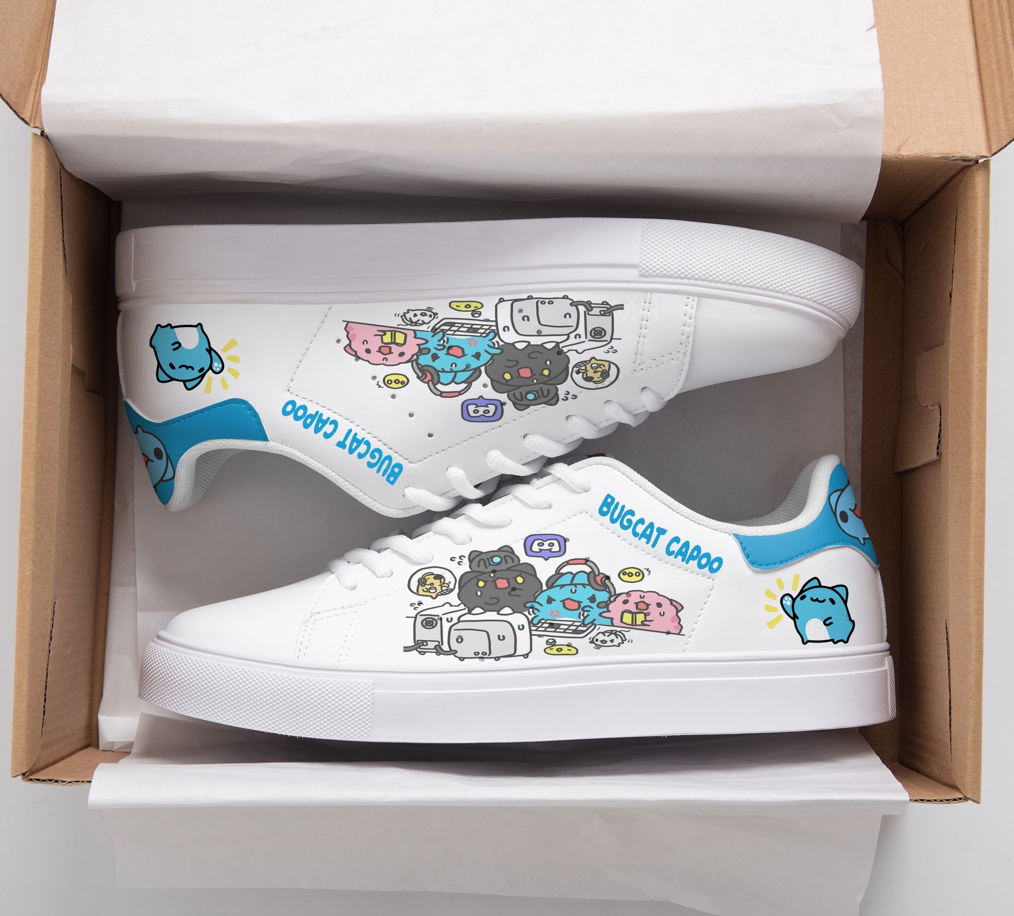 Bugcat Capoo Stan Smith Shoes 1 Bugcat Capoo Stan Smith Shoes