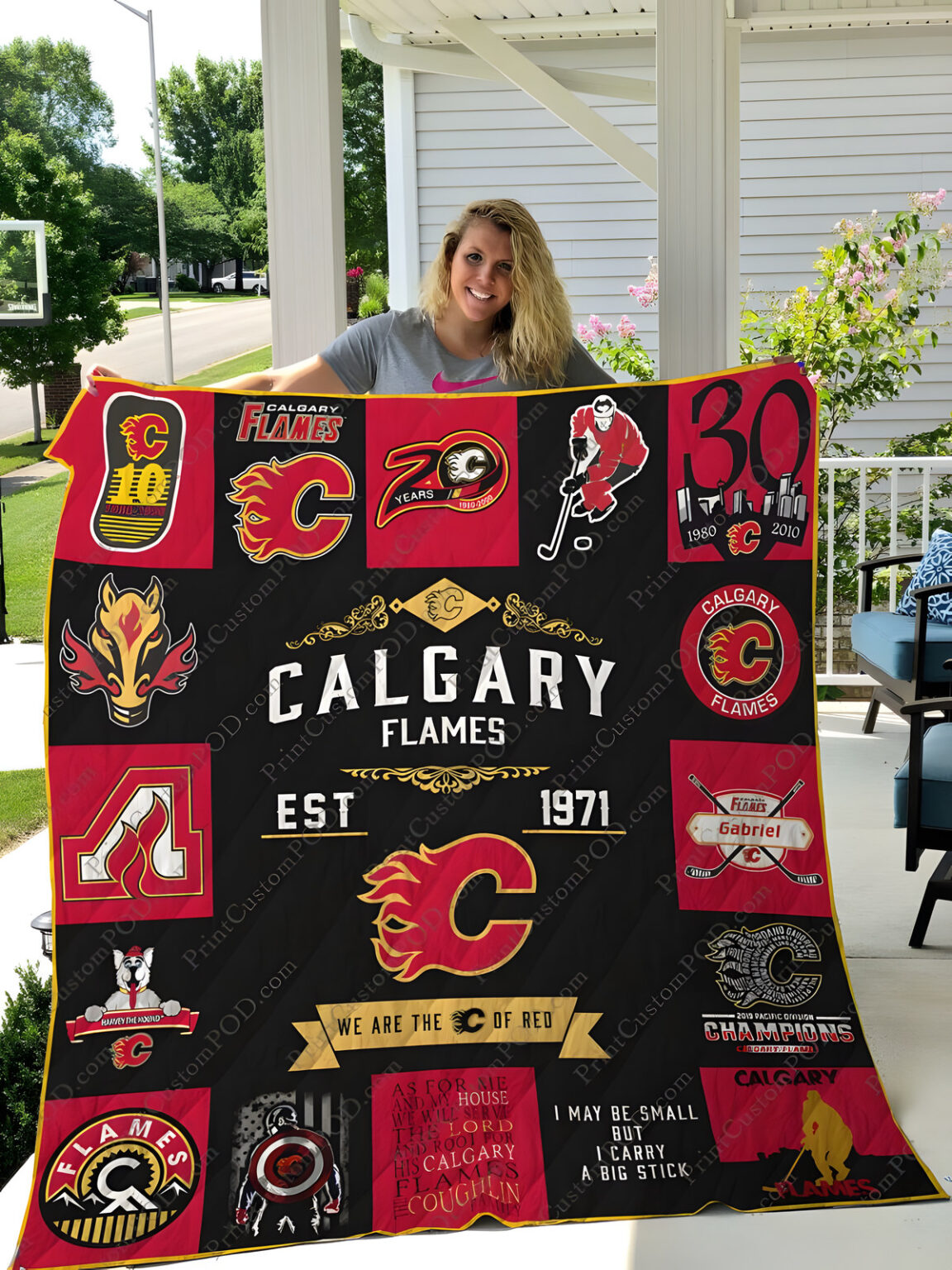 Calgary Flames Blanket 1 Calgary Flames Blanket