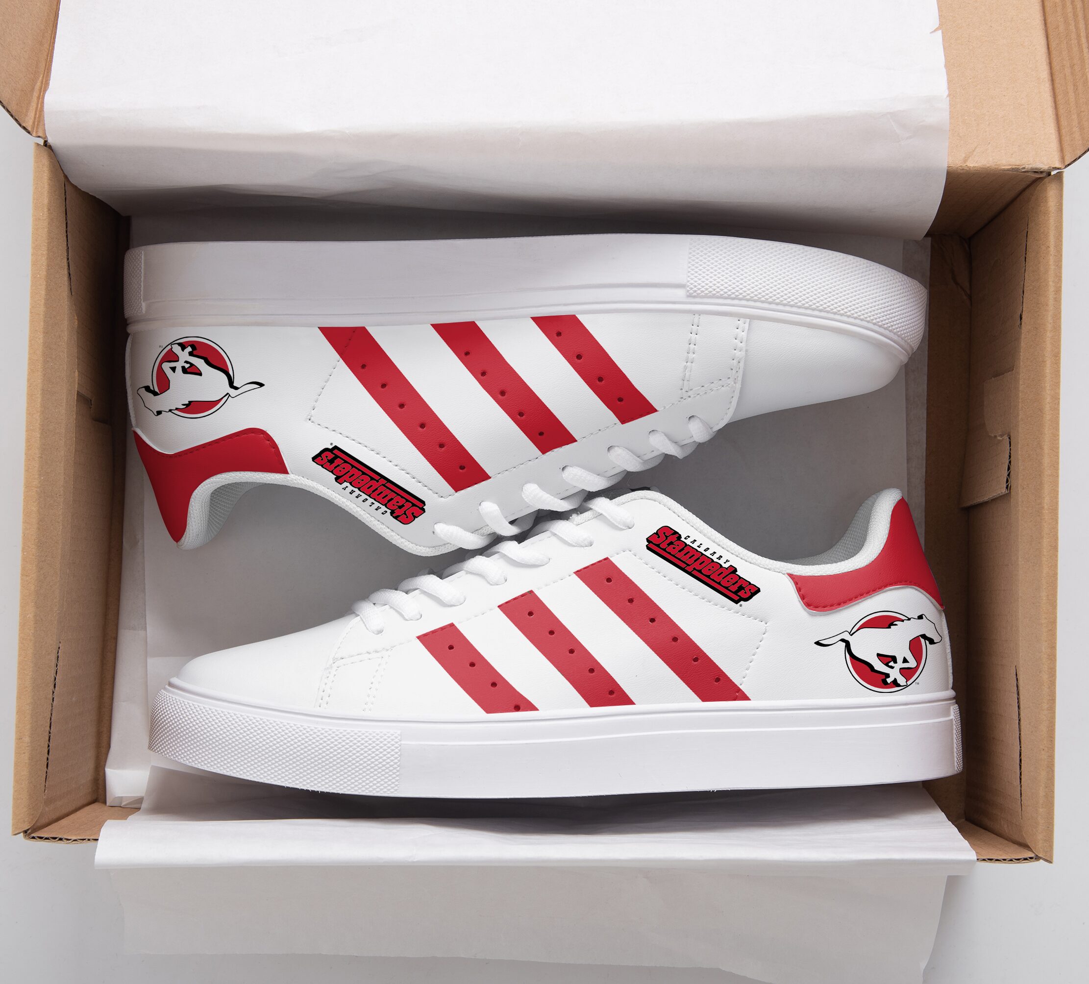 Calgary Stampeders Stan Smith Shoes 1 Calgary Stampeders Stan Smith Shoes