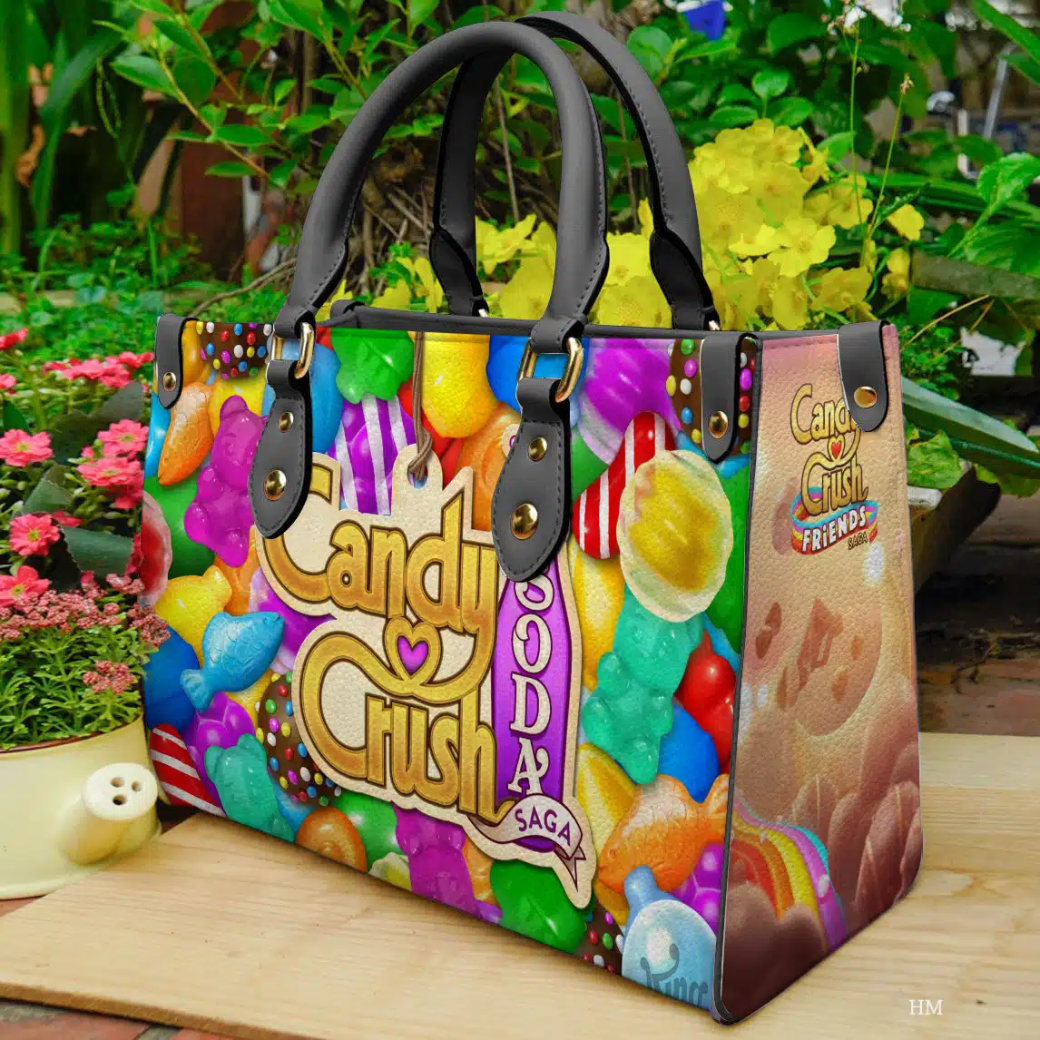 Candy Crush Leather Handbag 1 Candy Crush Leather Handbag