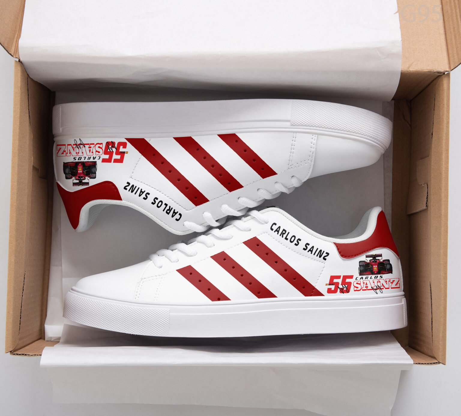 Carlos Sainz Jr. Stan Smith Shoes New 1 Carlos Sainz Jr. Stan Smith Shoes New