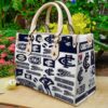 Carlton Football Leather Handbag