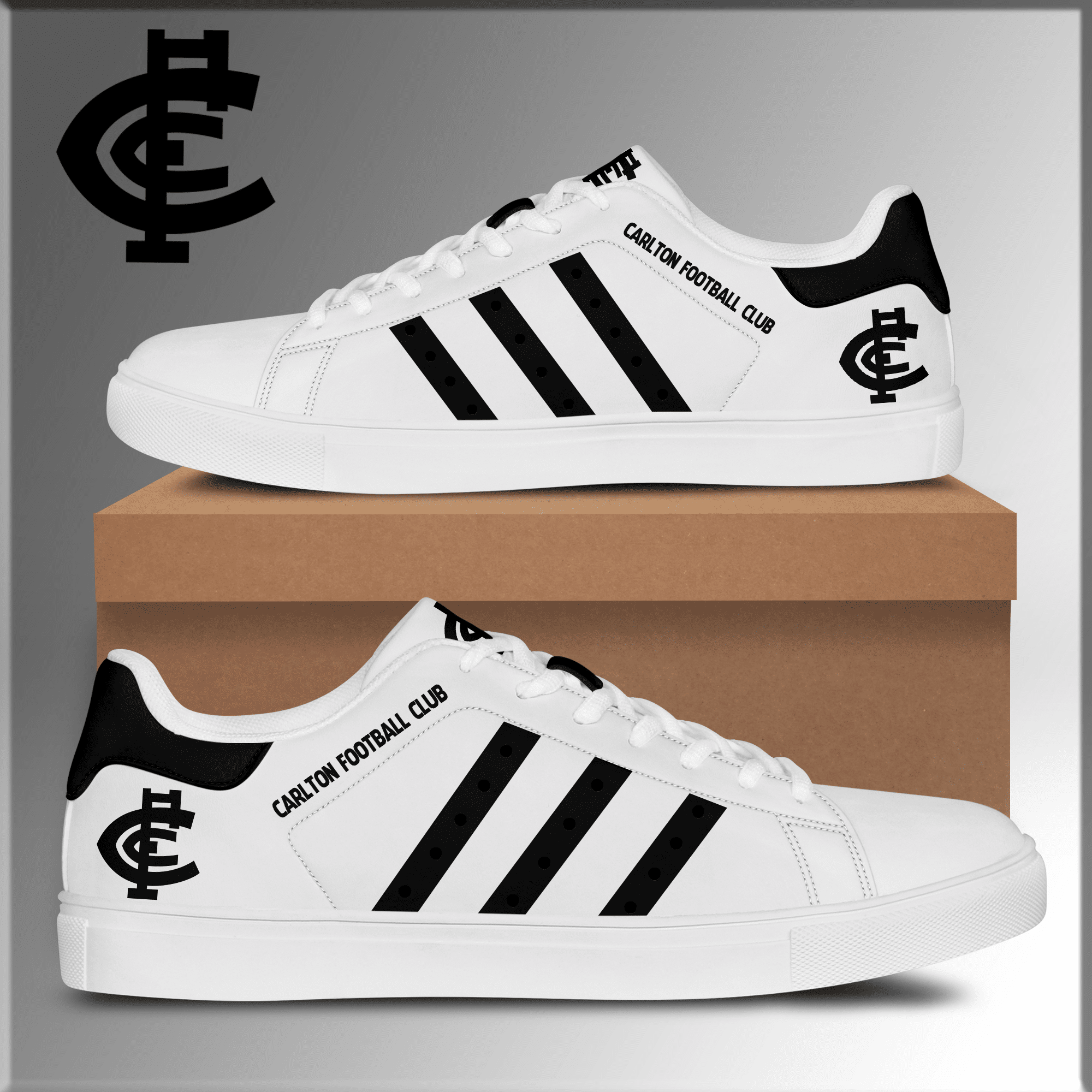 Carlton Football Stan Smith Shoes 1 Carlton Football Stan Smith Shoes