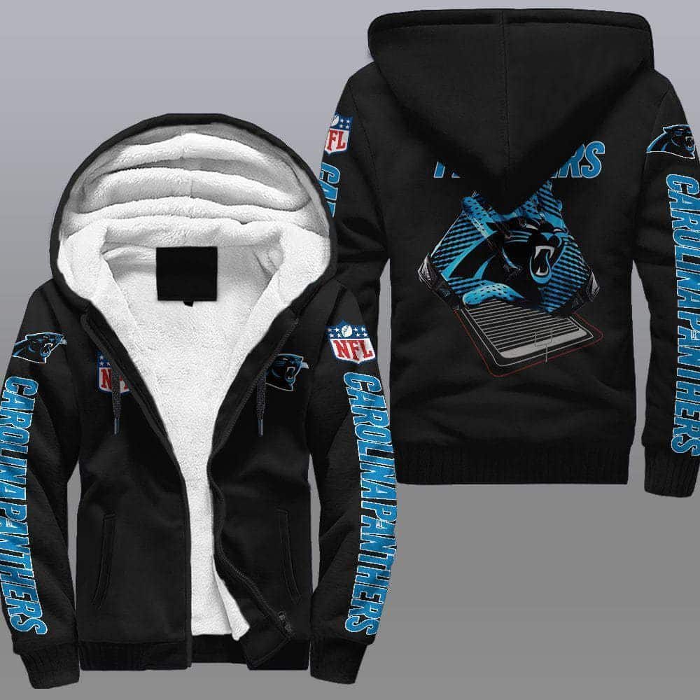Carolina Panthers I1 Fleece Jacket 1 Carolina Panthers I1 Fleece Jacket