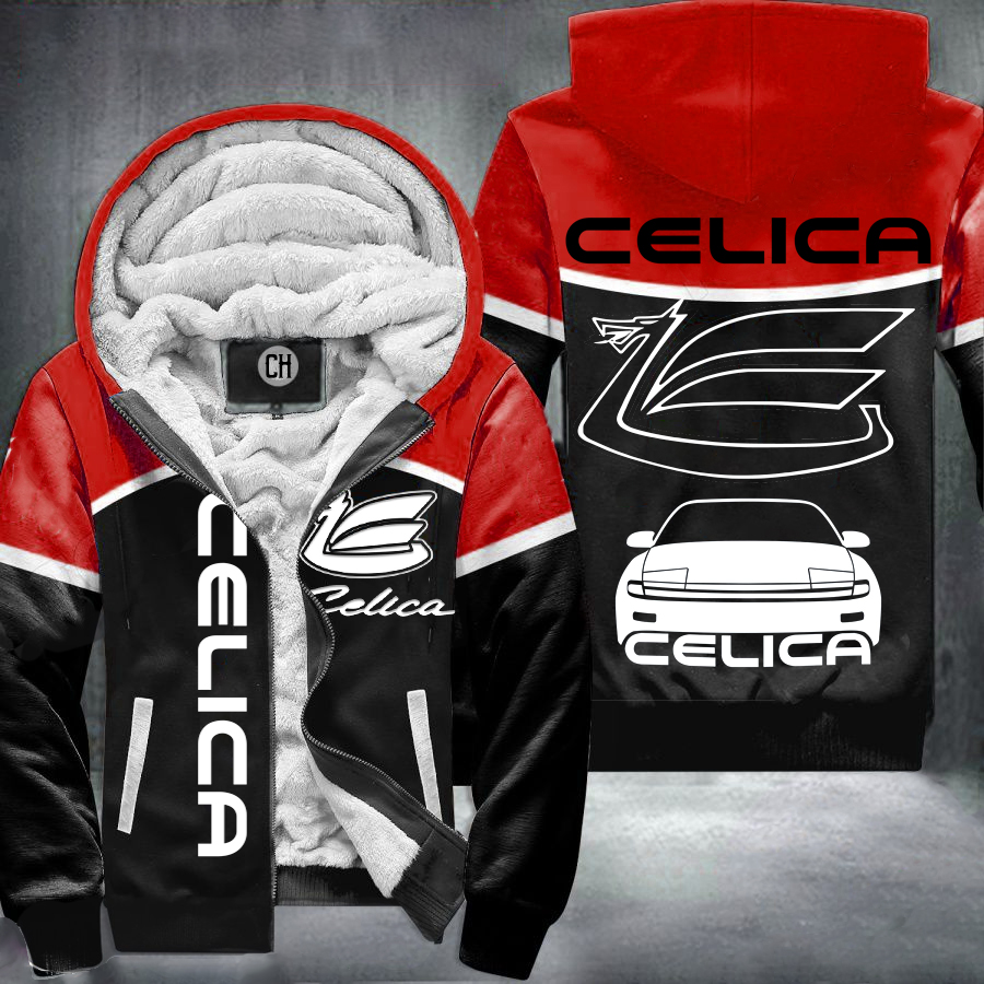 Celica Red Fleece Jacket 1 Celica Red Fleece Jacket