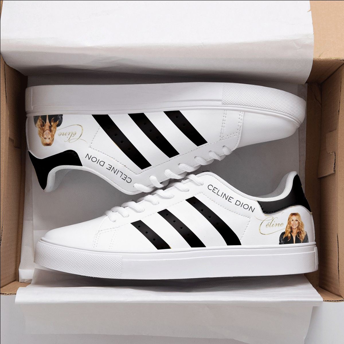 Celine Dion Stan Smith Shoes 1 Celine Dion Stan Smith Shoes