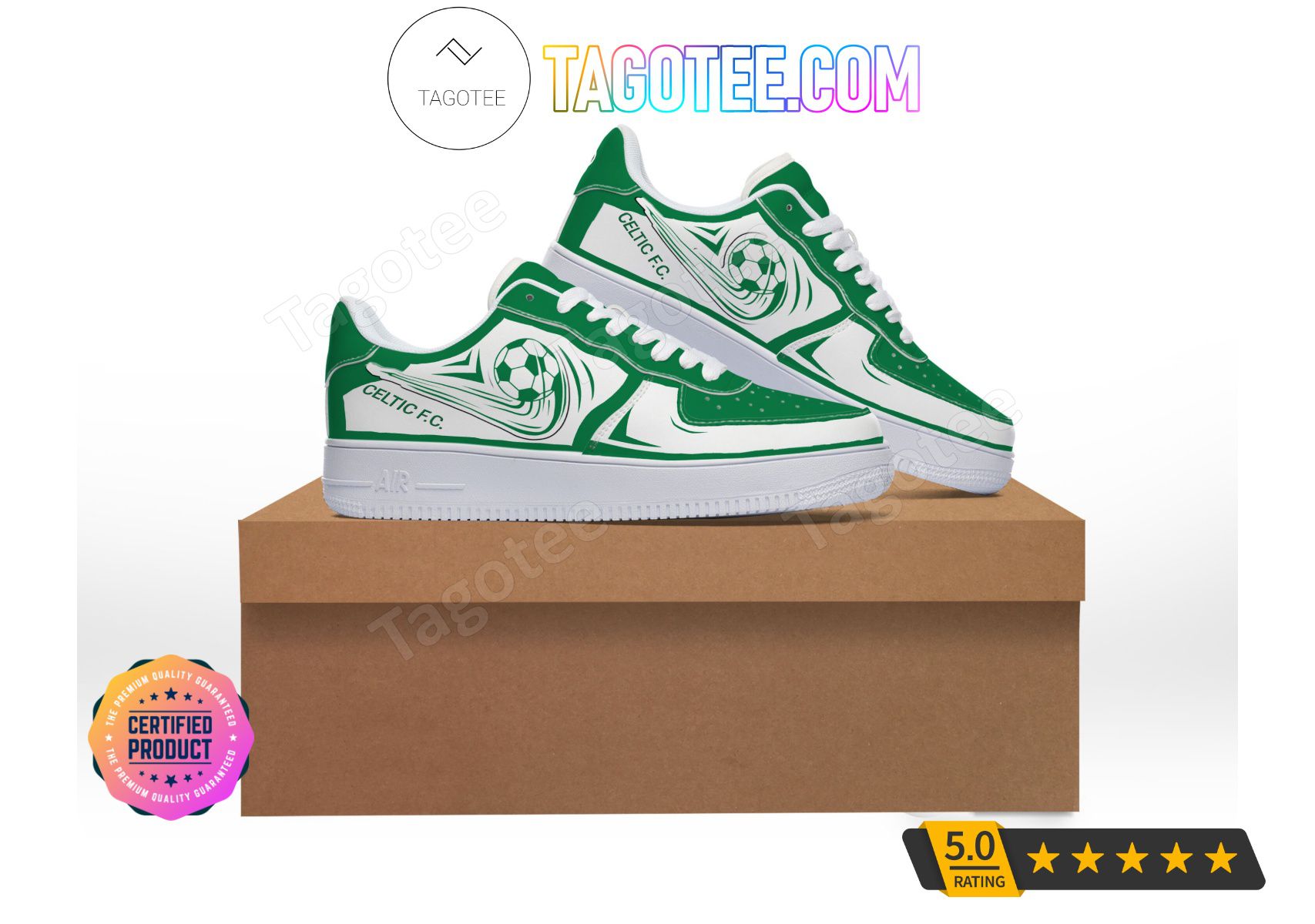 Celtic FC Air Force Shoes 1 Celtic FC Air Force Shoes