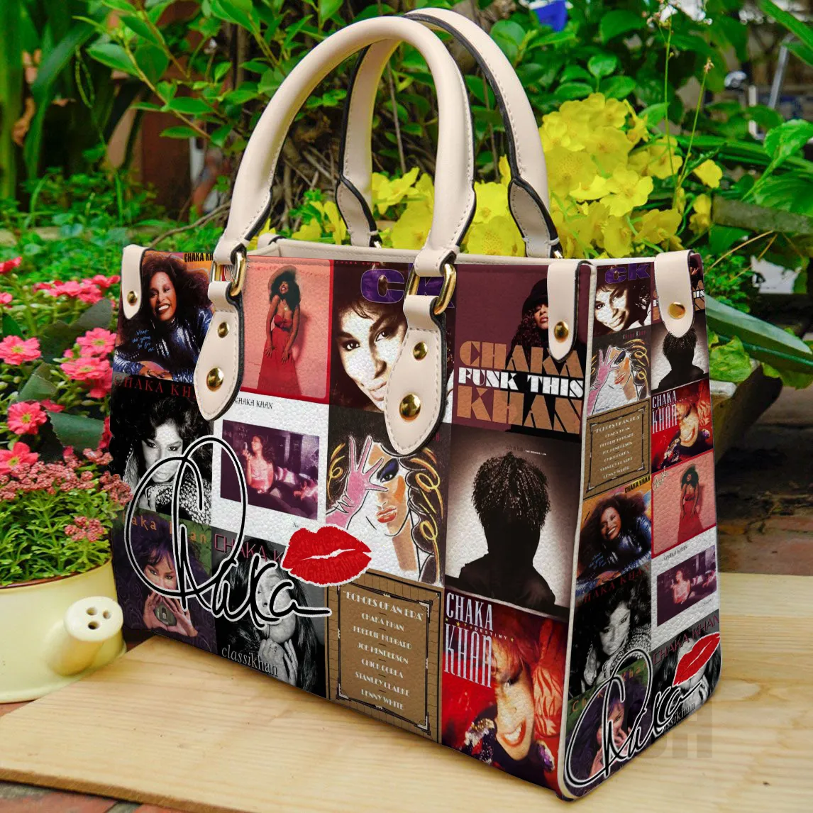Chaka Khan Leather Handbag 1 Chaka Khan Leather Handbag