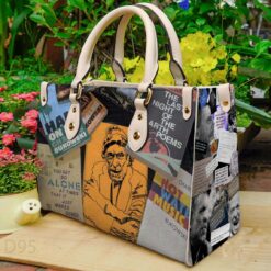 Charles Bukowski Leather Handbag