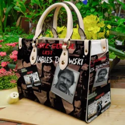 Charles Bukowski Leather Handbag
