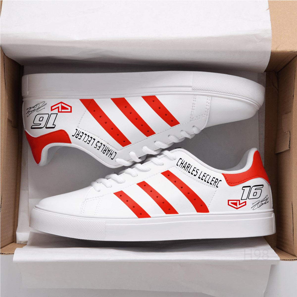 Charles Leclerc Stan Smith Shoes 1 Charles Leclerc Stan Smith Shoes