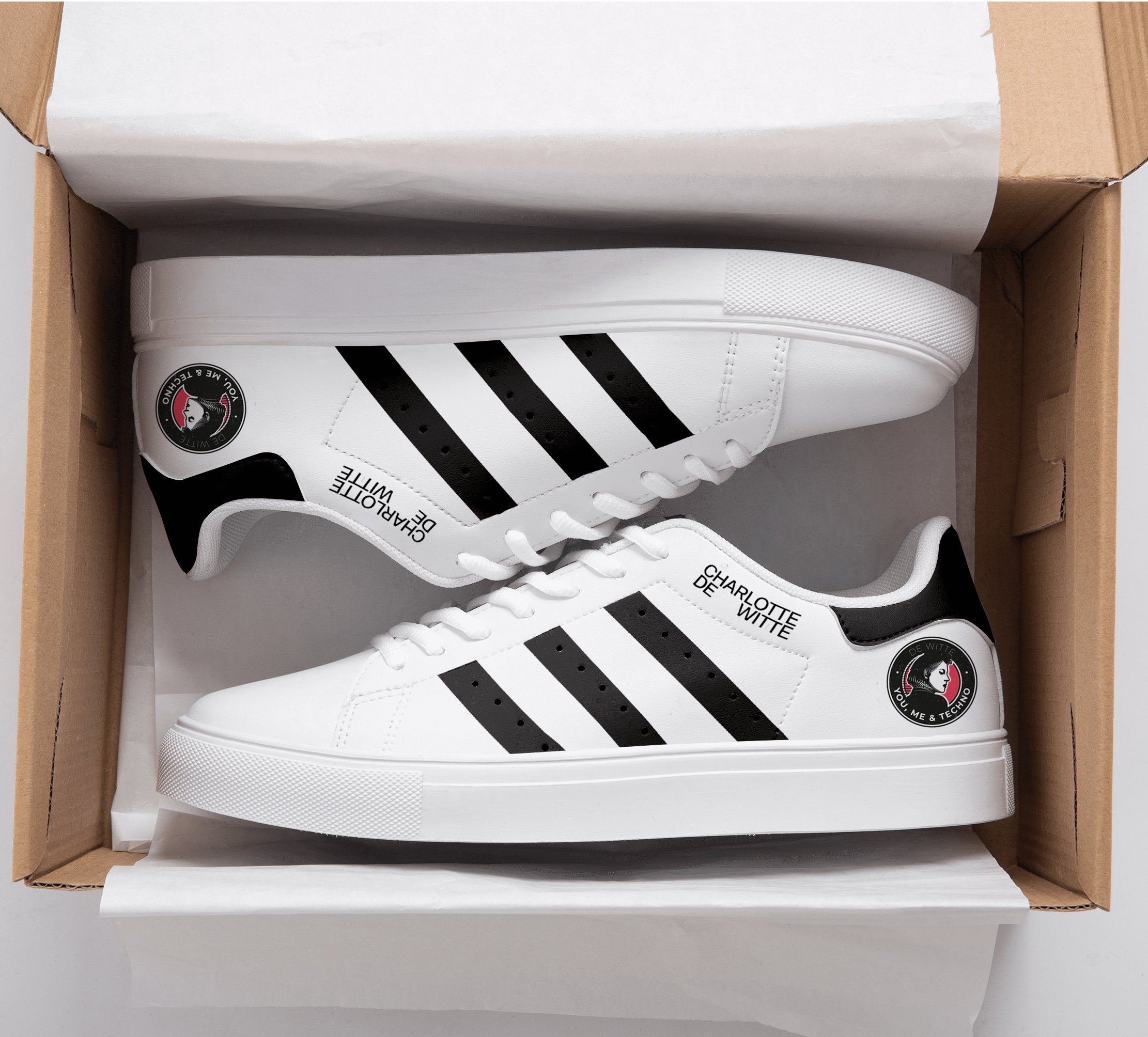 Charlotte De Witte Stan Smith Shoes 1 Charlotte De Witte Stan Smith Shoes