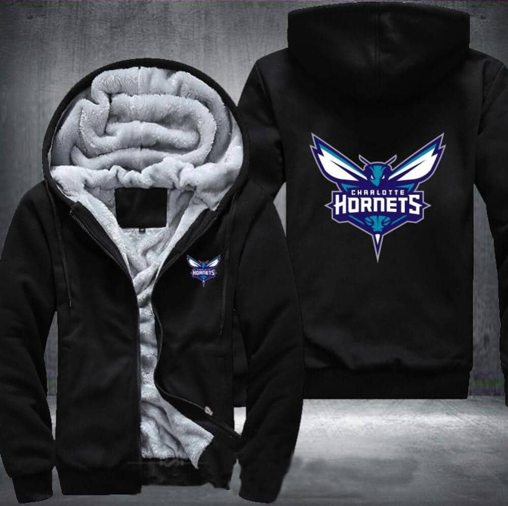Charlotte Hornets 1 Fleece Jacket 1 Charlotte Hornets 1 Fleece Jacket