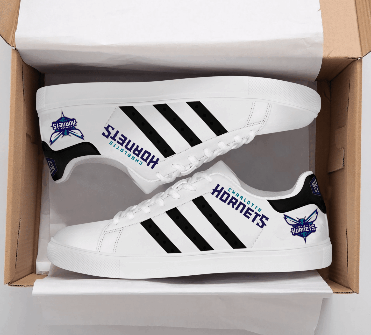 Charlotte Hornets Stan Smith Shoes 1 Charlotte Hornets Stan Smith Shoes