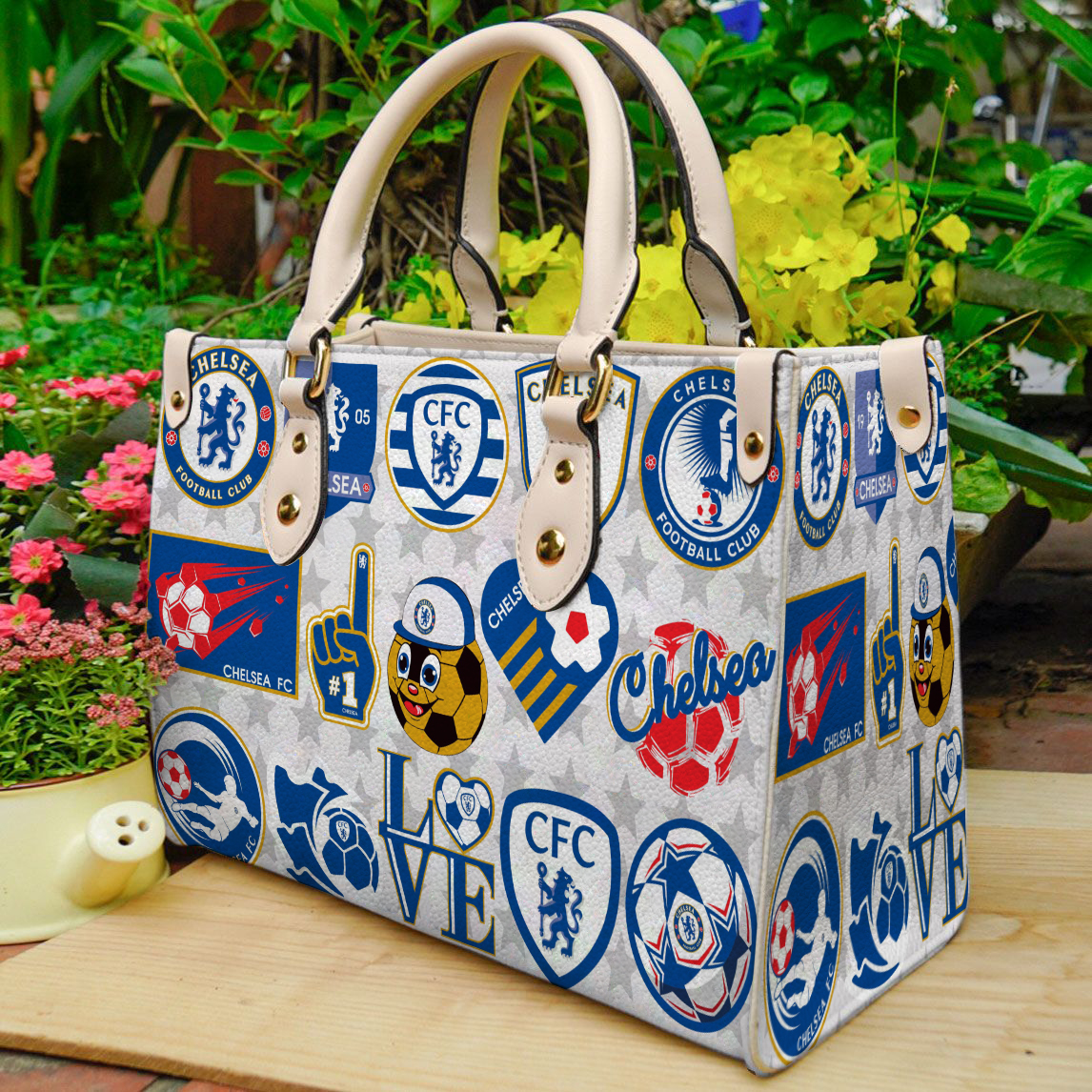Chelsea FC Leather Handbag 1 Chelsea FC Leather Handbag