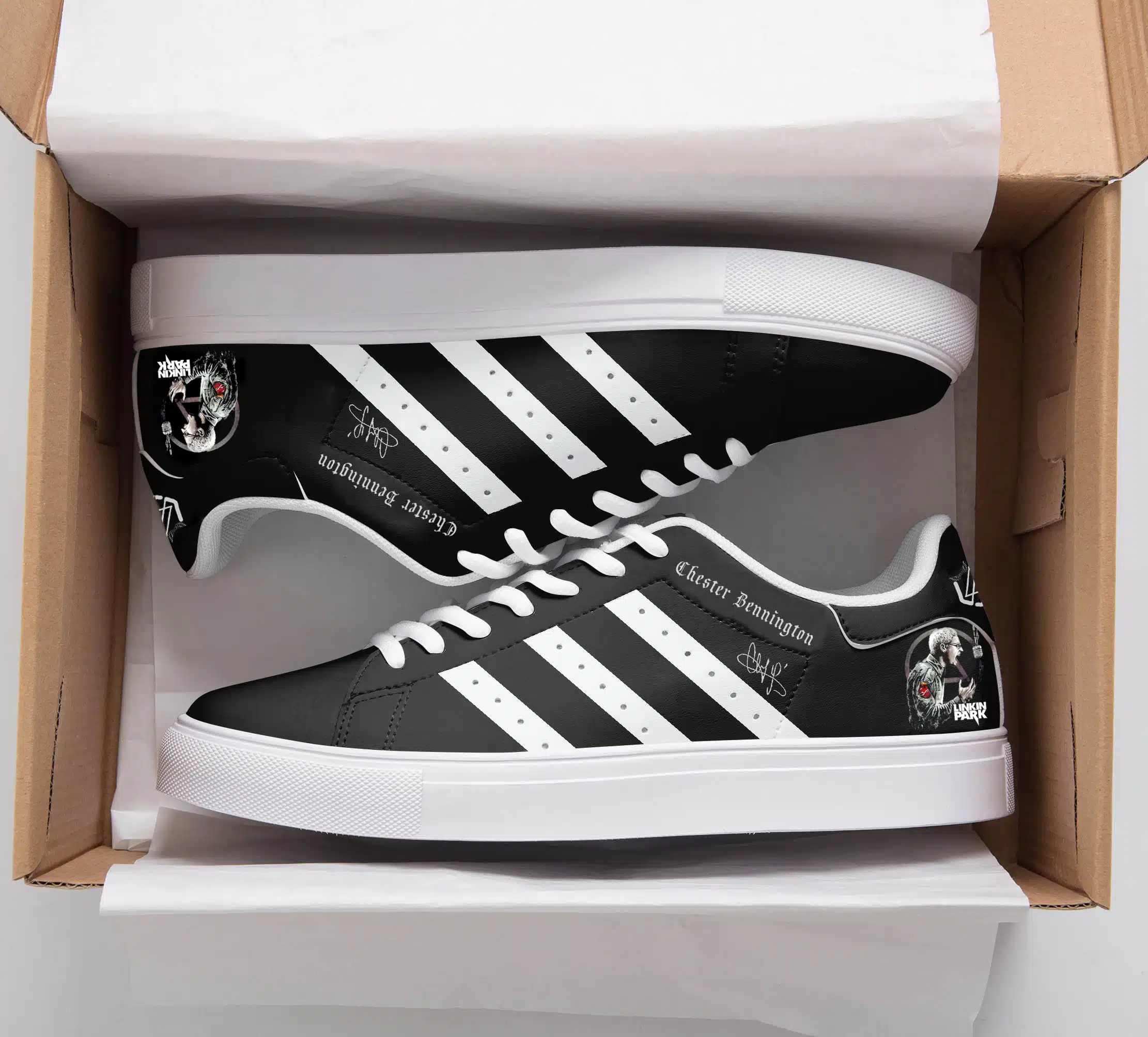 Chester Bennington Stan Smith Shoes 1 Chester Bennington Stan Smith Shoes