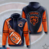Chicago Bears 1 Hoodie Zip Hoodie 3D