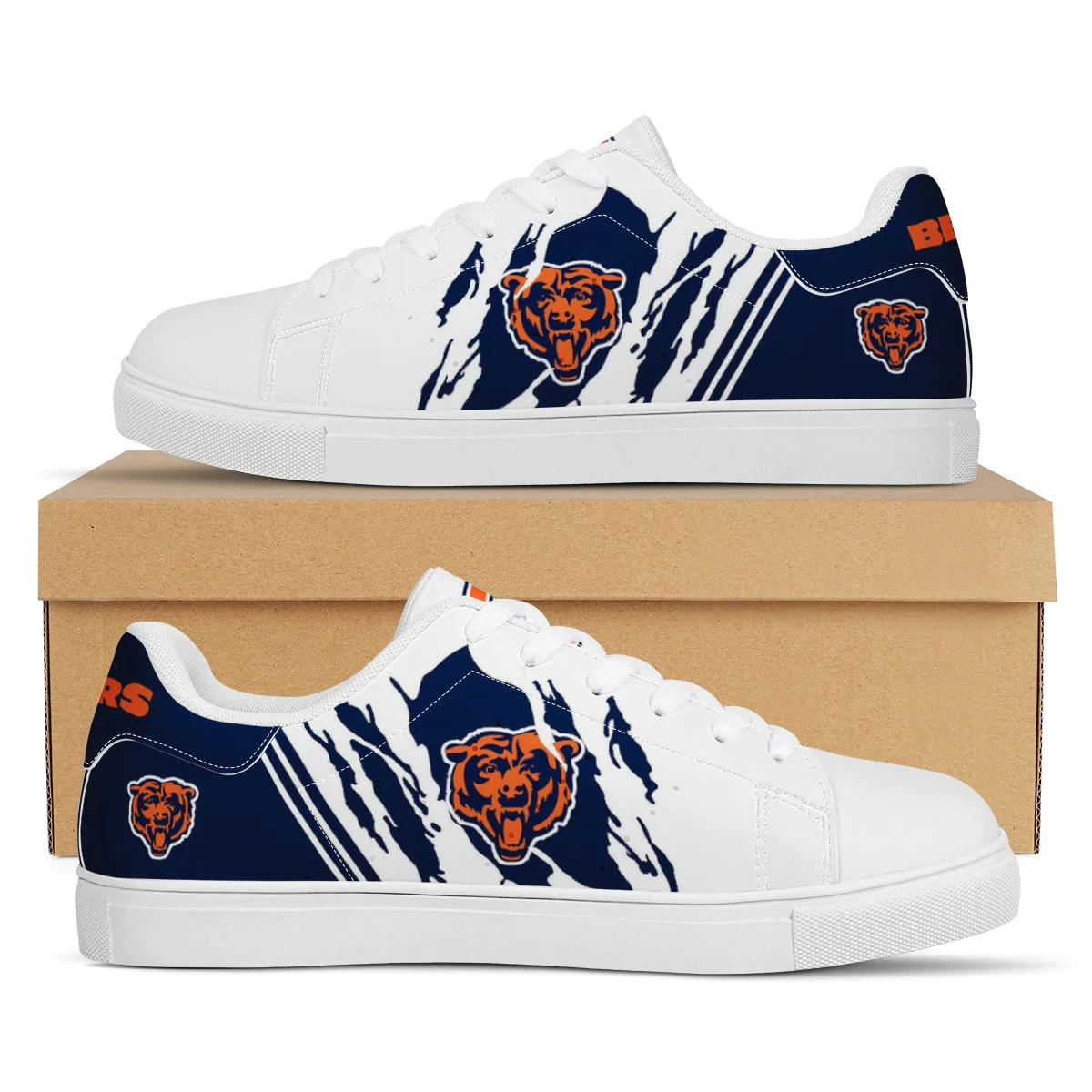 Chicago Bears A1 Stan Smith Shoes 1 Chicago Bears A1 Stan Smith Shoes