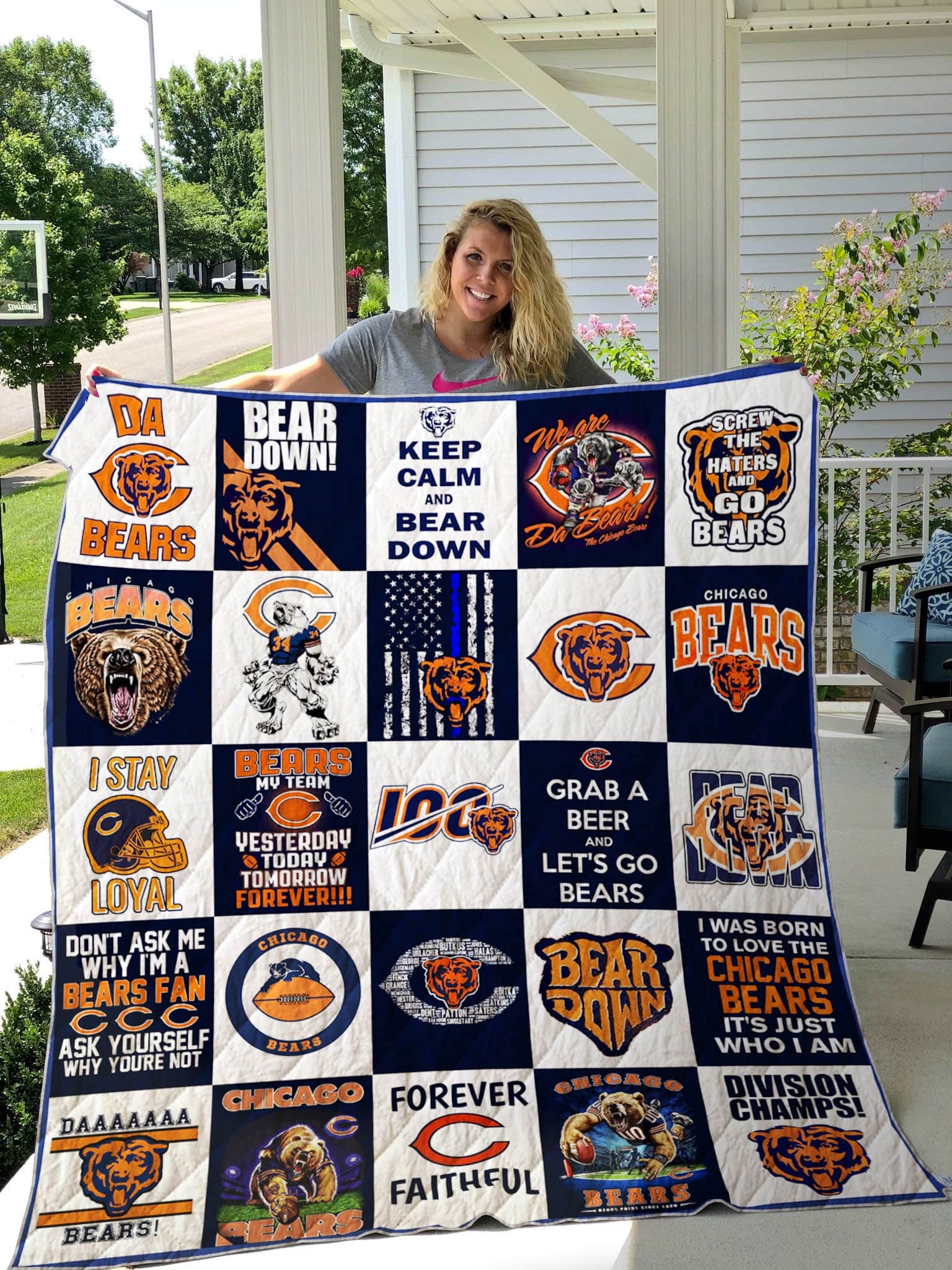 Chicago Bears Blanket 1 Chicago Bears Blanket