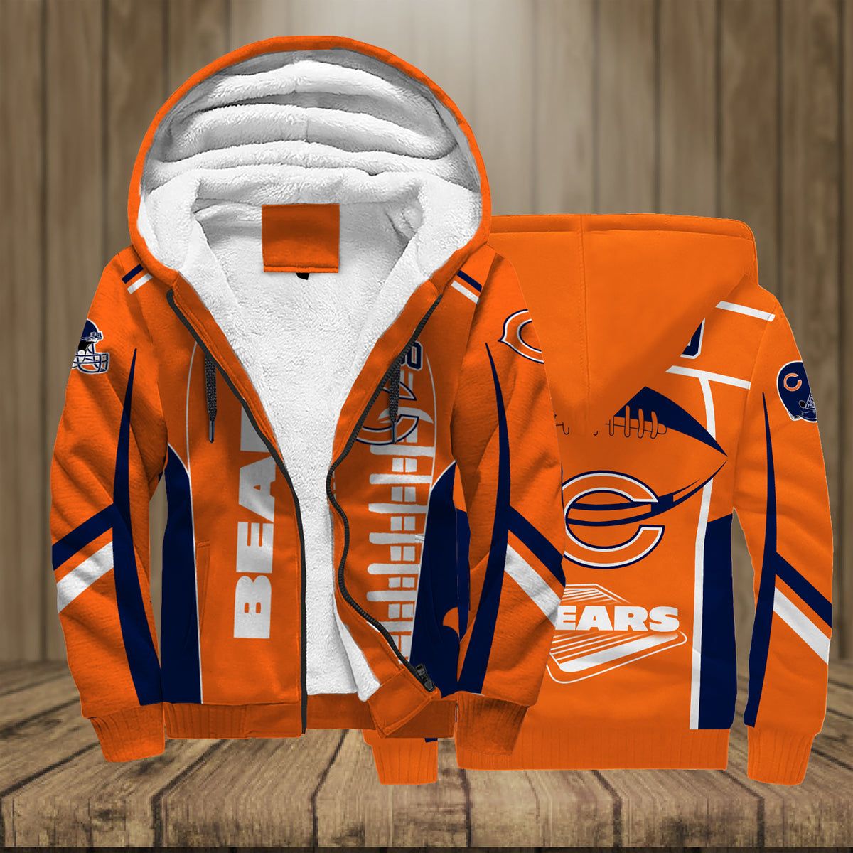 Chicago Bears Fleece Jacket 1 Chicago Bears Fleece Jacket