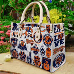 Chicago Bears Leather Handbag