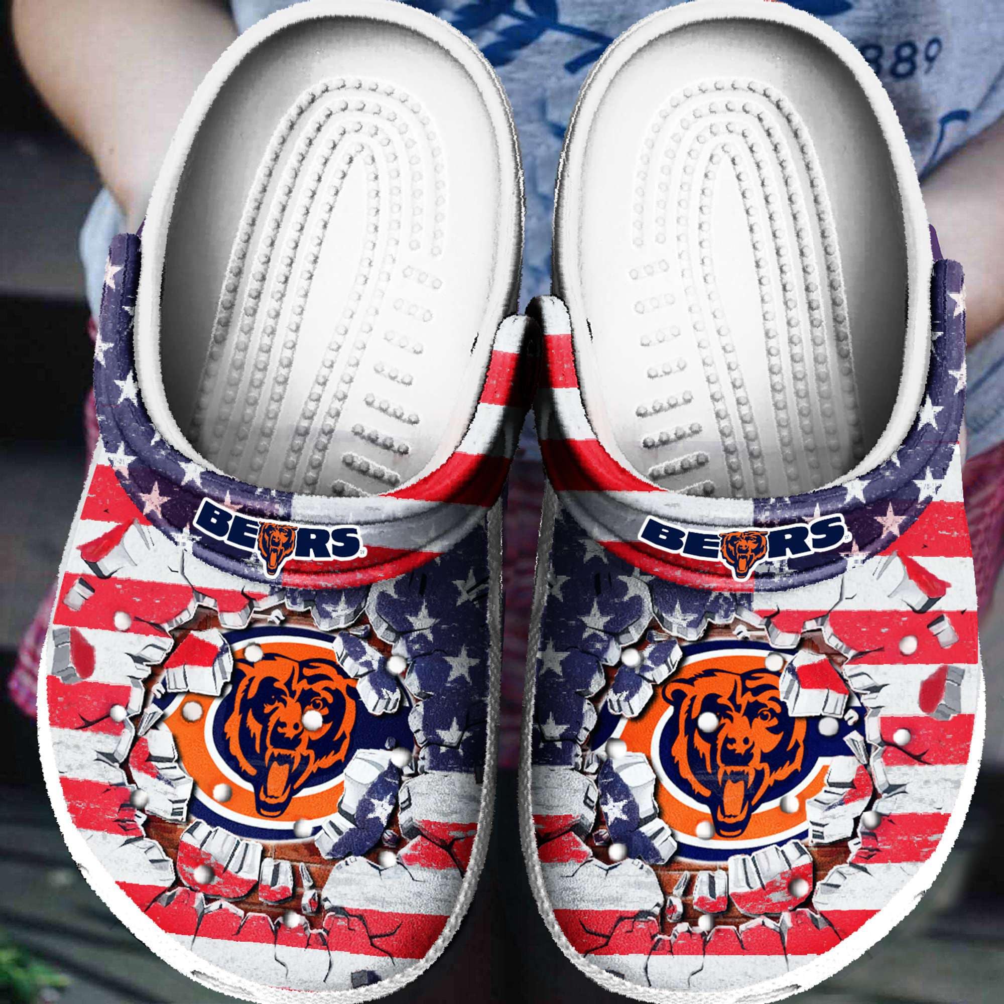Chicago Bears Soft Clogs 1 Chicago Bears Soft Clogs