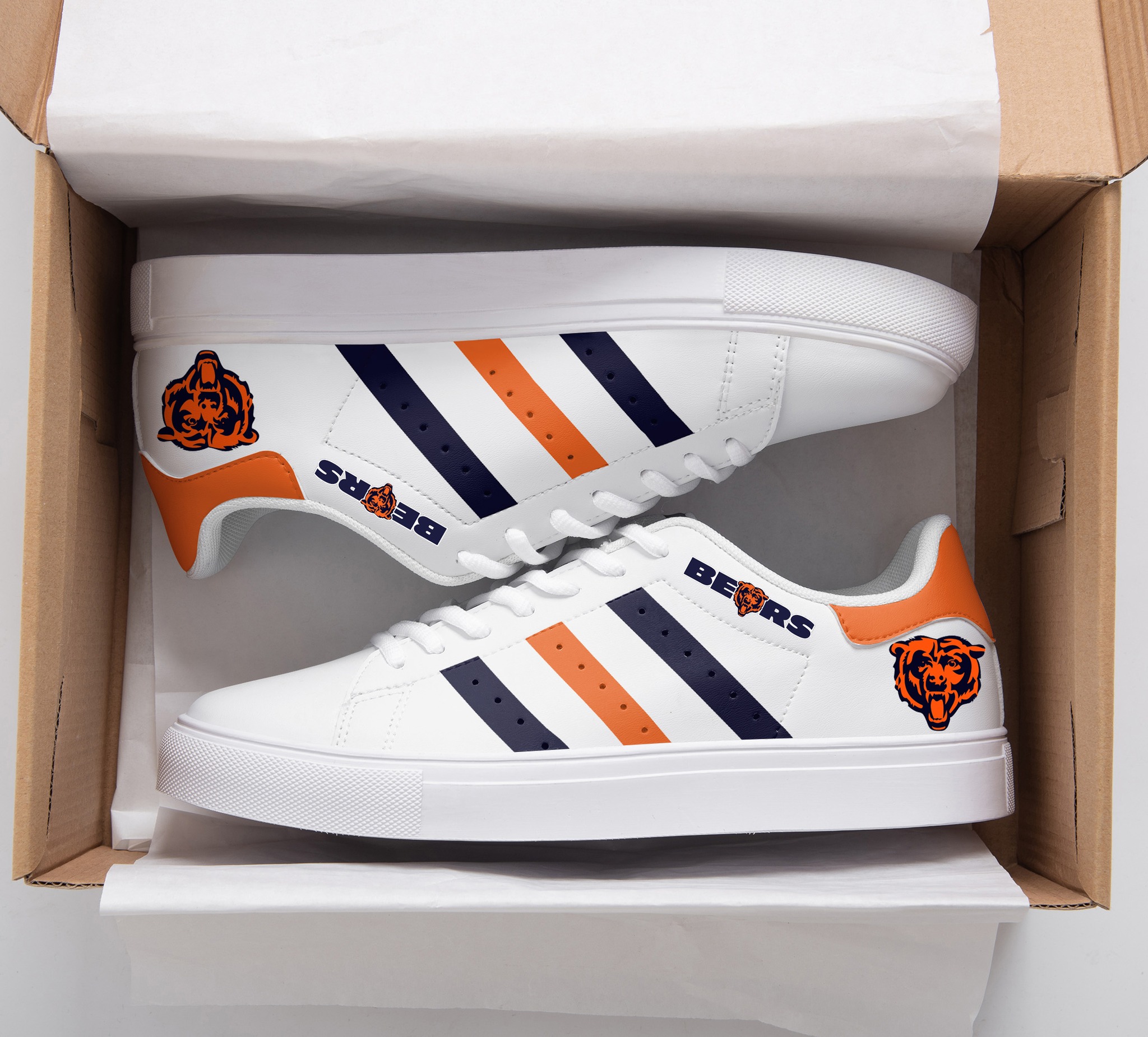 Chicago Bears Stan Smith Shoes 1 Chicago Bears Stan Smith Shoes