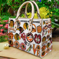 Chicago Blackhawks Leather Handbag