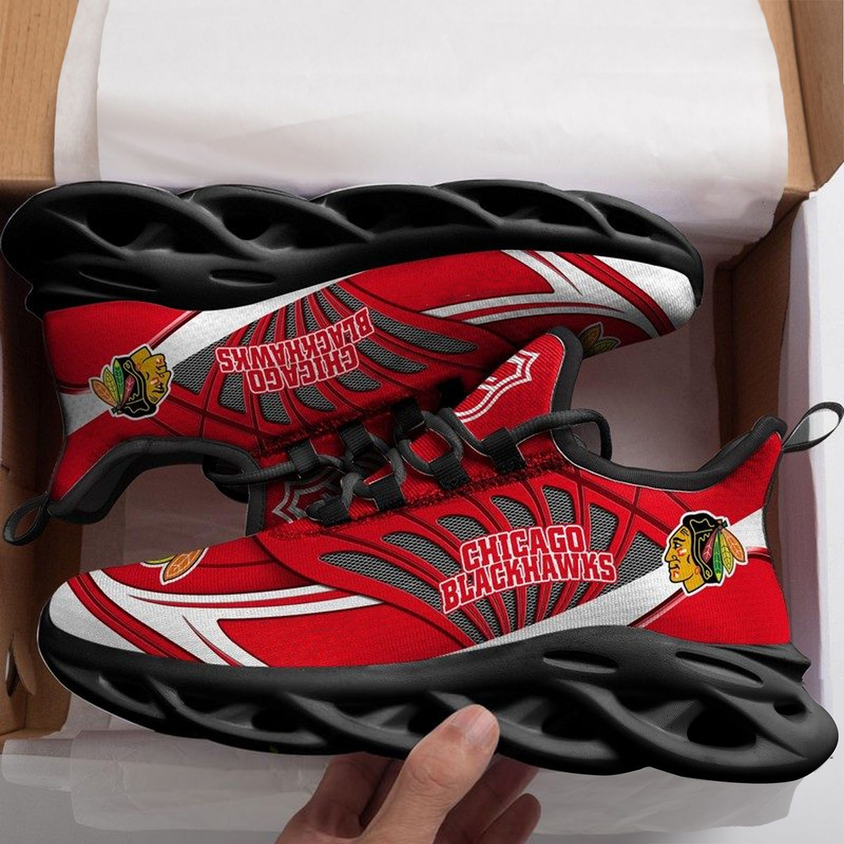 Chicago Blackhawks Max Soul Shoes 1 Chicago Blackhawks Max Soul Shoes