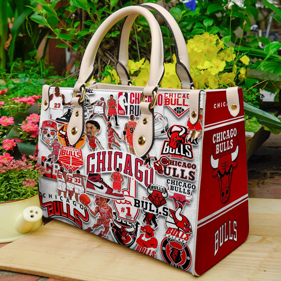 Chicago Bulls A1 Leather Handbag 1 Chicago Bulls A1 Leather Handbag