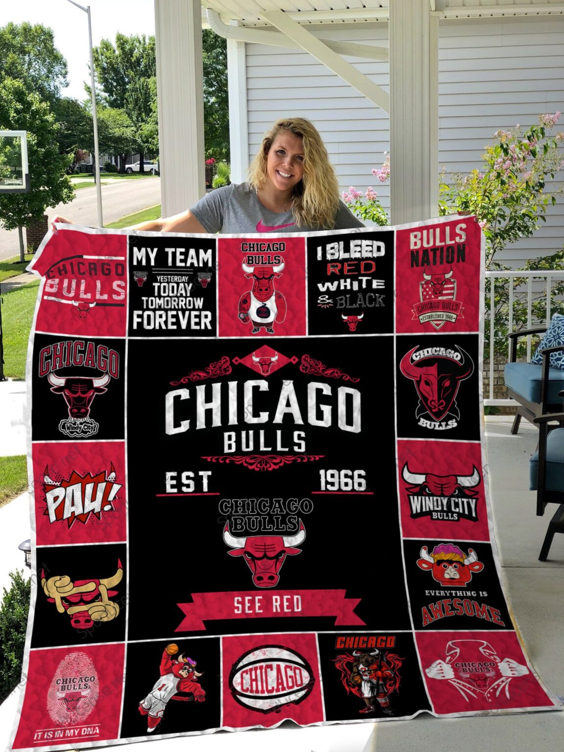 Chicago Bulls Blanket 1 Chicago Bulls Blanket