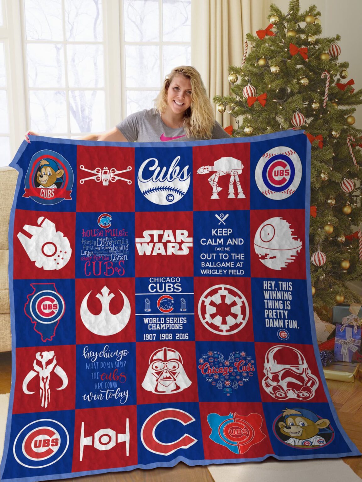 Chicago Cubs Lover Blanket 1 Chicago Cubs Lover Blanket