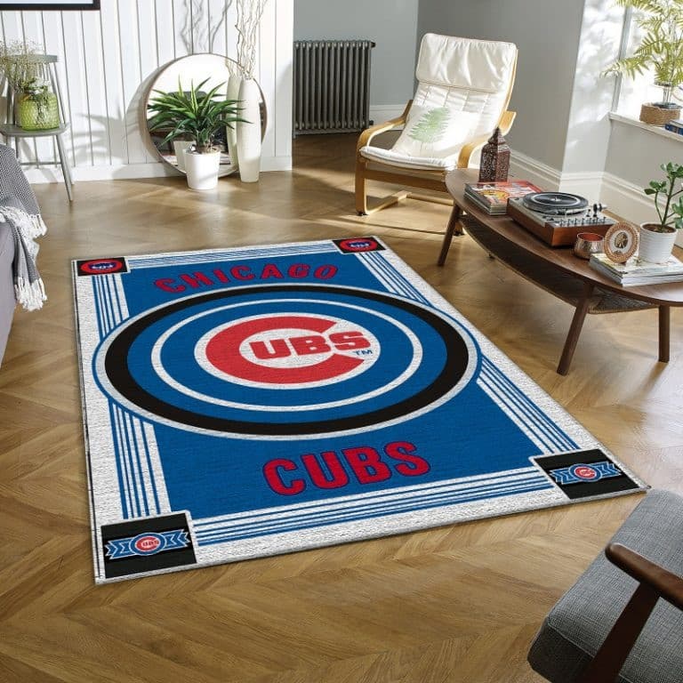 Chicago Cubs MLB Living Room And Bed Room Area Rug 1 Chicago Cubs MLB Living Room And Bed Room Area Rug