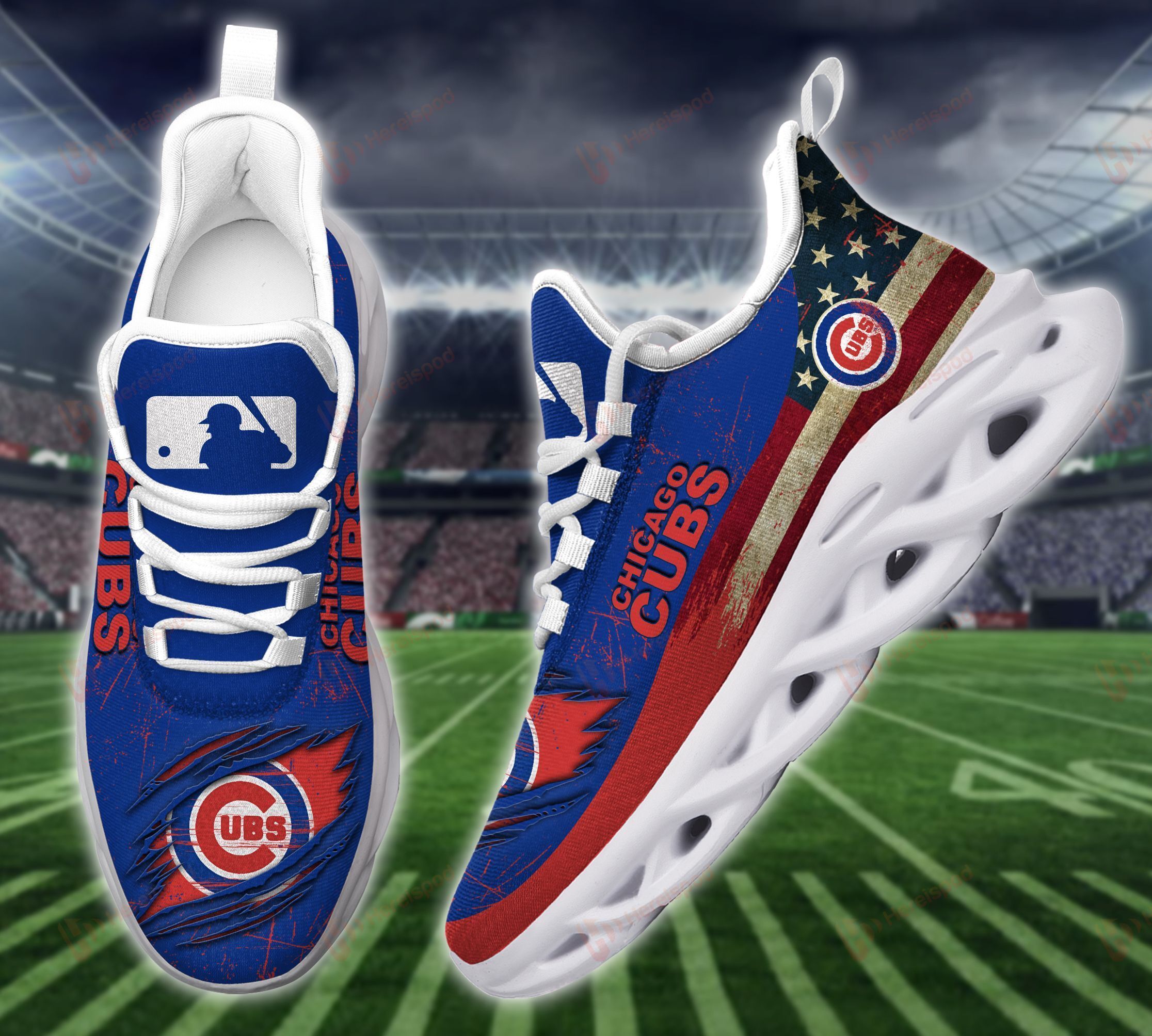 Chicago Cubs Max Soul Shoes 1 Chicago Cubs Max Soul Shoes
