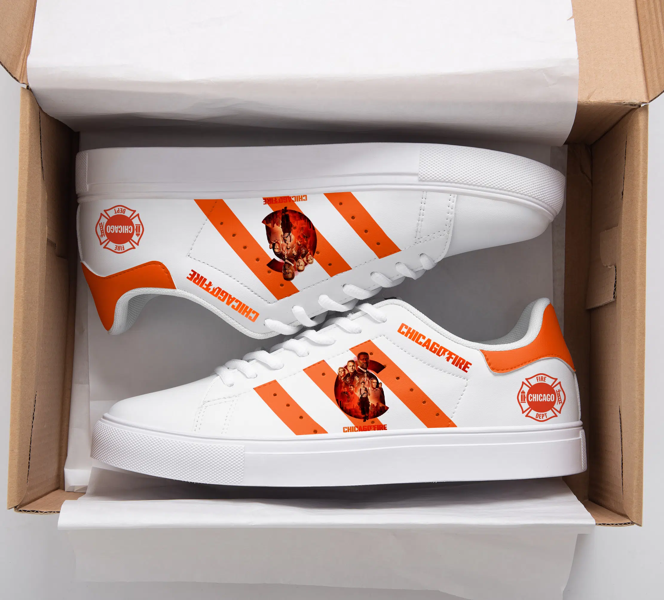 Chicago Fire Stan Smith Shoes 1 Chicago Fire Stan Smith Shoes