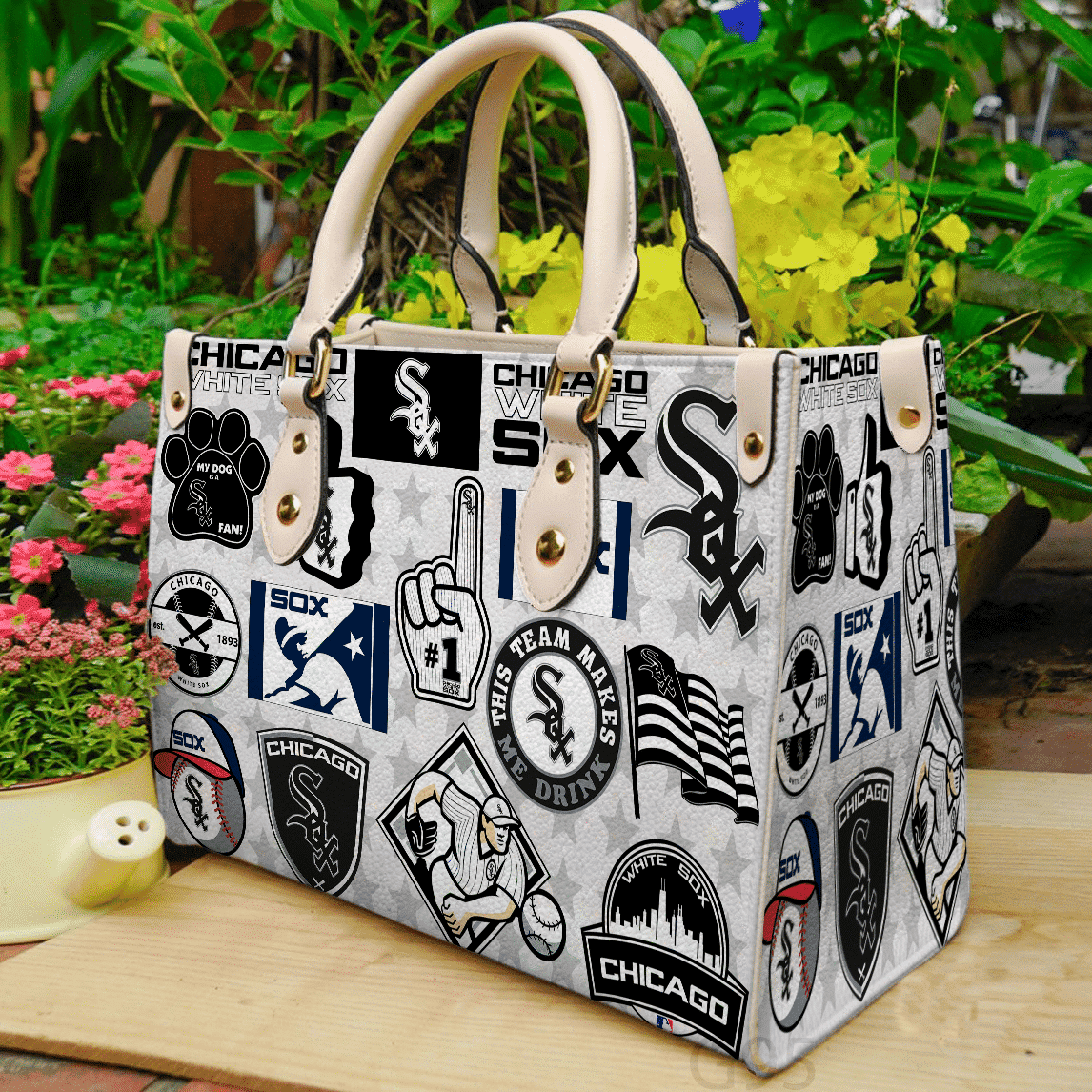 Chicago White Sox 01 Leather Handbag 1 Chicago White Sox 01 Leather Handbag