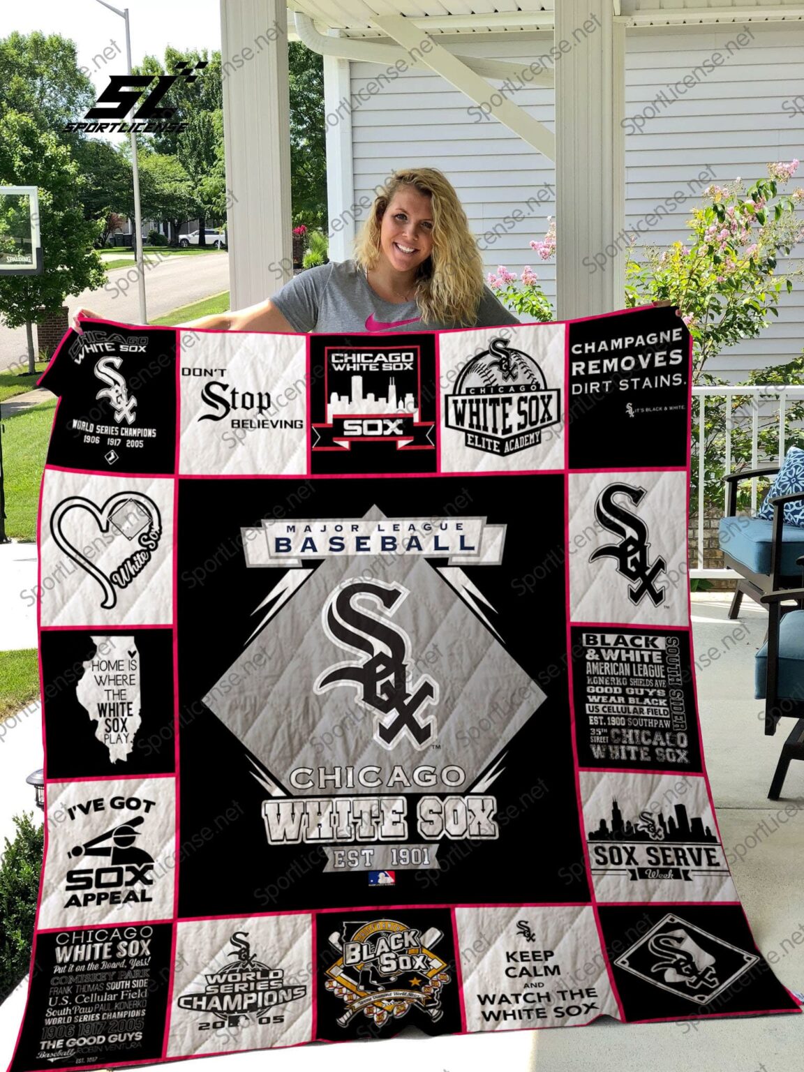 Chicago White Sox 2 Blanket 1 Chicago White Sox 2 Blanket