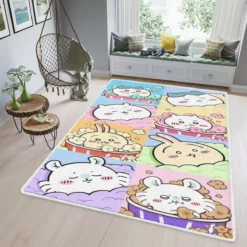 Chiikawa Area Rugs